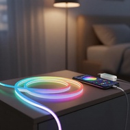 USB 5V LED Neon Lamp Featuring RGBIC Dream Color Tech
