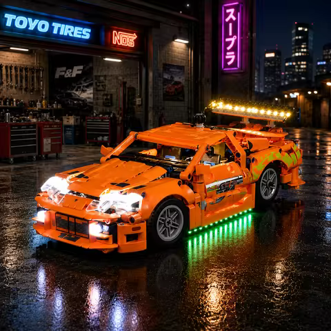 HPROSPER 5V LED Light (No Model) For LEGO Technic Fast and Furious Toyota Supra MK4 42204 Decorative