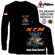 KTM LONG-SLEEVED T-SHIRT HARD WORK RESULTS/ KTM MOTORCYCLE T-SHIRT