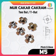 M5 Claw Nut M5 Tee Nut M5 T-Nut/ M5 White Galvanized Disc Claw Nut/