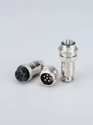 5/10/100SETS aviation plug GX16-2P/3/4/5/6/7/8/9pin male female aviation socket connector 12 16 20mm