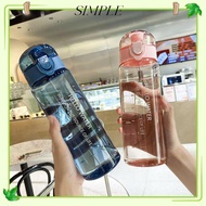SIMPLESHOP 780ml Sports Water Bottle Plastic Gym Girl Boy Drinking Bottle