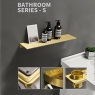 Gold Bathroom Rack Toiletries Holder Shampoo Holder Cosmetic Storage Shelf Bathroom Accessories