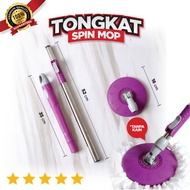 Tongkat Handle Spin Mop size BOLDE 16 cm Alat Pel Mop Tanpa Kain / Alat Pel Praktis / Pel Otomatis