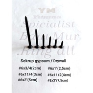 GYPSUM SCREWS /DRYWALL (6X3/4 or 2cm)-(6X1" or 2.5cm)-( 6X11/4 or 3cm)-( 6X11/2 or 4cm)-( 6X2" or 5c