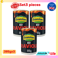 Branston Beef Ravioli 395g - Premium Italian Style Pastas with Tomato Sauce Easy Cook