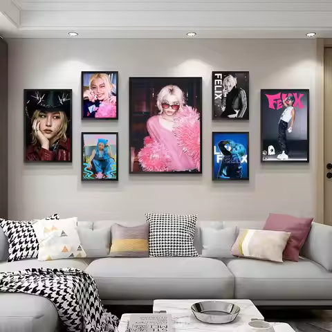 Felix Stray Kids Kpop Classic Vintage Posters Whitepaper Prints Posters Artwork Kawaii Room Decor