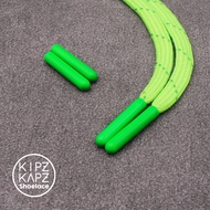 KIPZKAPZ TPM17 green - Metal Tips / Aglets / Tipping / Shoelace Ends