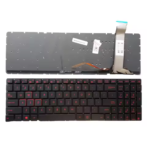 US Laptop Keyboard for ASUS GL552J GL552VW GL552JX GL552VX GL552VL GL552V 90NB07Z1-R31UK0 zx50vw zx5