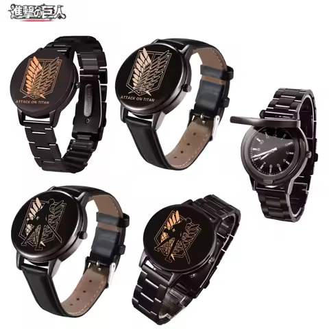 Attack on Titan Levi Ackerman anime peripheral second-dimensional quartz watch creative and stylish 