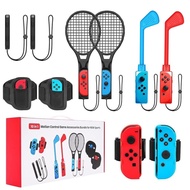 Switch Sports Accessories - 10 in 1 Switch Sports Accessories Bundle for Nintendo Switch Sports, Family Accessories Kit Compatible with Switch/Switch OLED Sports Games