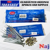 TAKASAGO MOTORCYCLE SPOKES AND NIPPLES 10G