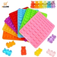 50 Cavity Gummy Bears Silicone Mold/ DIY Chocolate Candy Ice Jelly Mold Trays/ Multi-use Fondant Ice