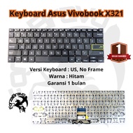 ASUS Laptop Keyboard X321 X321JQ X321JA US No Frame 1 Month Warranty Black US Type Suitable for ASUS