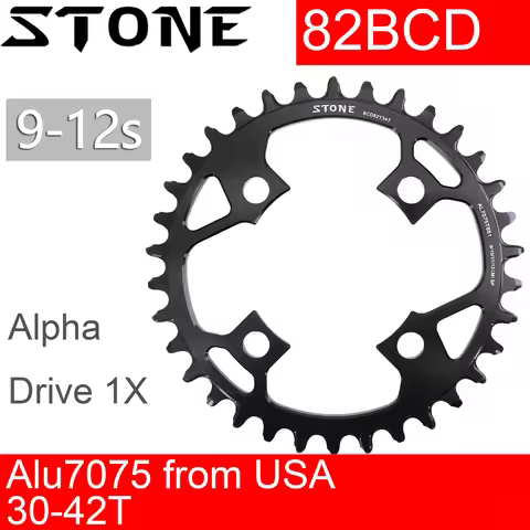 Stone 82bcd Bike Chainring for Fsa Alpha Drive Gamma Pro Marlin 7 Mtb Narrow Wide Chainring 30t-42t 