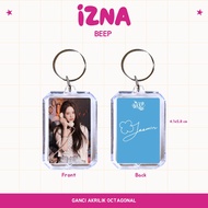 GANTUNGAN ACRYLIC CHAIN IZNA BEEP KEYCHAIN ACRYLIC KPOP UNOFFICIAL JEEMIN JIYOON SAEBI JUNGEUN KEYCH