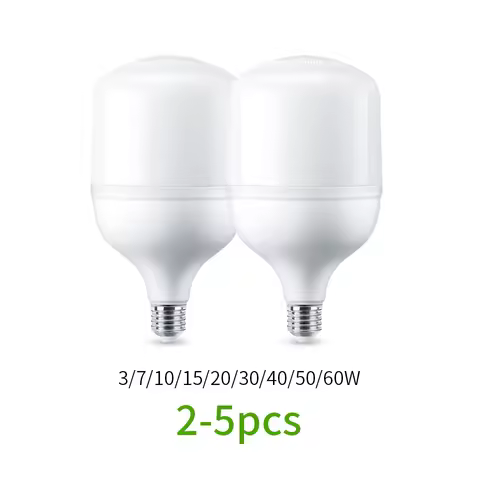 2-5pcs LED Bulb AC 220V E27 LED lamp 60W 50W 40W 30W 20W 15W 10W 7W 3W Lampada LED Light Bombilla Sp