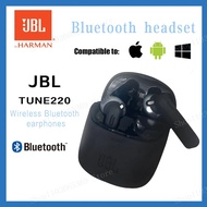 JBL TUNE 220 TWS True Wireless Bluetooth Earphones T220TWS Stereo Earbuds Bass Sound Headphones Head