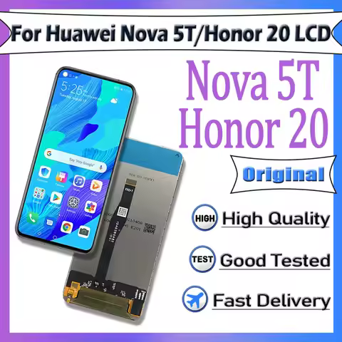 Original 6.26" For Huawei Honor 20 Honor20 LCD Display Touch Screen Digitizer Assembly Replacement F