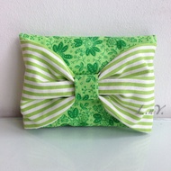 Handmade Cherry Handbag_Green Inner Cloth/ Pouch / Handphone bag