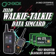 4G Zello Walkie-Talkie SIM CARD ONEXOX / XOX simcard