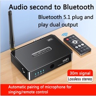New Bluetooth receiver 5.1 audio adapter converted to old speaker sound amplifier dedicated 6.5 microphone karaoke