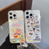For OPPO A5S A3S A54 A55 A57 A59 A71 A72 A77 A79 A83 train Shin-chan Phone Case For OPPO A16 Pro A18