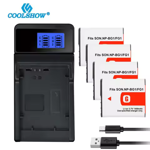 NP-BG1 NP-FG1 Battery for Sony Cyber-Shot DSC-W100 DSC-WX1 H3 H7 H9 H10 H20 H50 H55 DSC-T100 T20 NPB