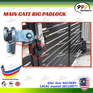 999 GATE DOOR BIG LOCK PADLOCK / LOCK BRACKET / GRILL / HINGE LOCK / DOOR HOOK / ENGSEL / HINGES PAGAR / WELDING 大门搭仔