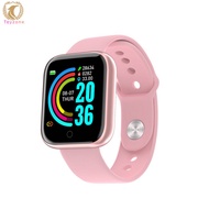 Y68 Smart Watch 1.4" Screen Fitness Tracker Smartwatch Heart Rate Blood Oxygen Blood Pressure Sleep Monitor Waterproof Watch