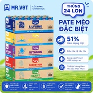 Carton of 24 Cans of MR.VET Cat Pate 400g | 51% Meat | Omega 3 | Digestive Support