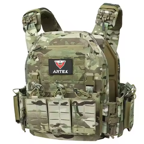 Tactical Vest Outdoor Hunting Plate Carrier Protective Adjustable Vest Airsoft Carrier Combat Equipm