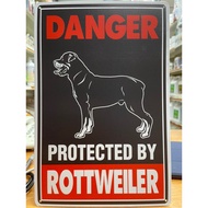 BEWARE OF DOG SIGN BOARD 20x30cm