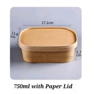 [PLK CNHKFHGV 127] 10sets Assorted Model Biodegradable Kraft Paper Oval Container Ice Cream Tub With