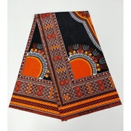 African Wax Cotton Fabric - 6 Yard