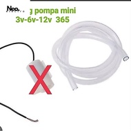 1 meter mini submersible micro pump motorcycle tube hose 3v 6v 12v