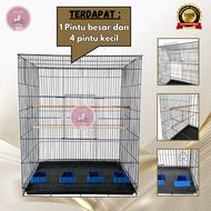 SANGKAR UMBARAN UNTUK TERNAK BURUNG SUPER JUMBO UK 75X45X90CM / KANDANG BESI LIPAT / UMBARAN
