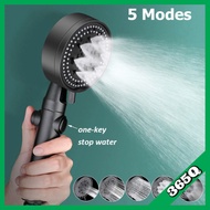 Convenient 5-mode pressure shower head, mist shower head, super water saving