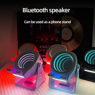 Creative Phone Stand, Wireless Induction Speaker, Multifunctional Desktop Night Light, Bluetooth Spe
