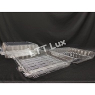10" Kuih Container L600 / Disposable Plastic Clear Bakery Container / Bekas Kuih (50pcs±)