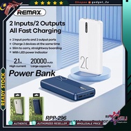 Remax RPP-502 10000mAh /RPP-296 20000mAh Fast Charging Power Bank Dual In And Out