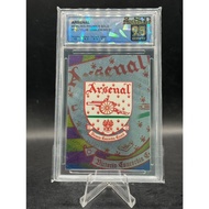 **SQC 9.5 GEM MINT Arsenal 1998 Merlin's Premier Gold Club Emblem B1 Vintage Insert**