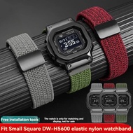 Gelang jam nilon anjal luar yang diubah suai + sut sarung jam Untuk Casio DW-H5600 DWH5600 Siri Ulan