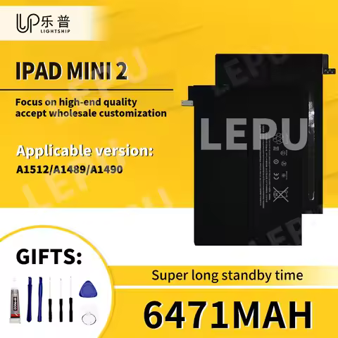 Pad A1512 A1489 A1490 New Battery iPad Mini 2 Original Replacement Battery + Free Tools Kits iPad MI