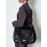 Korea Korea 2026 Spring ason Large Capacity Letter Label Rivets Portable Motorcycle Backpack Single 