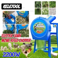 Chopper Napier Rumput grass cutter machine Chopper Napier Rumput 2200w Agricultural material shredders Mini Leaf Chopper Mesin chopper rumput ternakan grass leaf