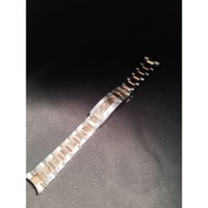 Seikomod strap chain barcelet oyster 20mm two tone rosegold submarine datejust 904L