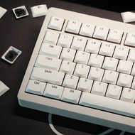Chosfox 118 keys Black White Universal SA Low Profile PBT Keycaps Mechanical Keyboard Custom Gaming 