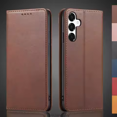 Magnetic attraction Leather Case for Samsung Galaxy Buddy 4 Buddy4 Holster Flip Cover Case Wallet Ph