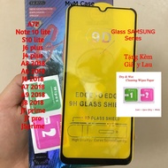 Samsung 9D Full Screen Tempered Glass A72/Note 10 lite/S10 lite/J6 plus/J4 plus/A8/A6/J6/A7/A9/J8/J7